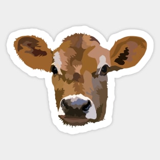 Cute Little Jersey Calf Sticker